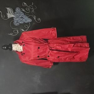 Old Navy - Red Trench Coat